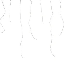 New Eisregen-Lichterkette 180 cm mit 90 LEDs extra warm Eisregen Lichterketten