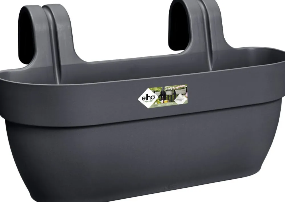 Discount Elho Balkonkasten Vibia Easyhanger anthrazit 46 x 24,1 x 26,5 cm Balkonkästen|Blumentöpfe & Pflanzgefäße