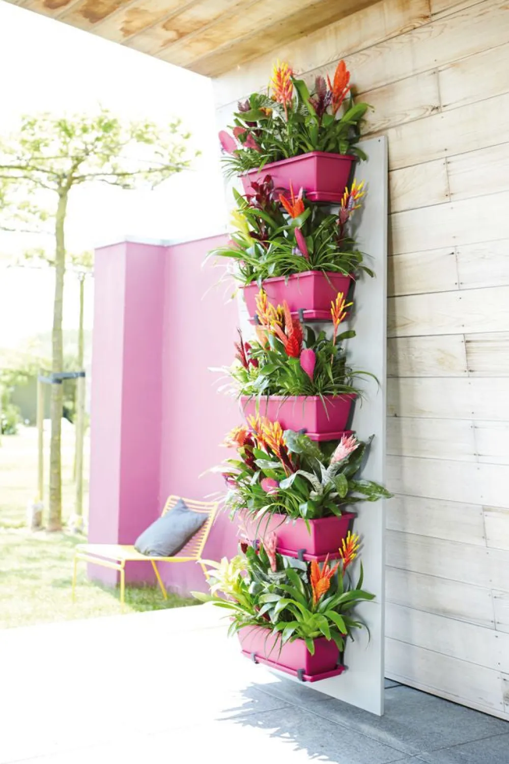 Clearance Elho Barcelona Balkonkastenhalter für Wand Metall anthrazit Haken & Bügel