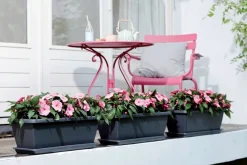 Outlet Elho Barcelona XL Balkonkasten 80 cm anthrazit Balkonkästen|Blumentöpfe & Pflanzgefäße