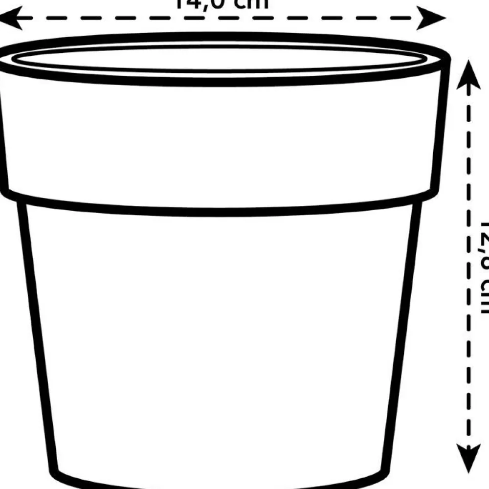 Discount Elho Blumentopf B. for original Liv D 14 cm H 12,8 cm schwarz Blumentöpfe & Pflanzgefäße|Blumentöpfe