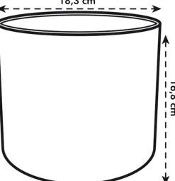 New Elho Blumentopf B. for soft D 18,3 cm H 16,8 cm anthrazit Blumentöpfe & Pflanzgefäße|Blumentöpfe