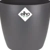 Best Elho Blumentopf Brussels rund mini D 11 cm H 9,7 cm anthrazit Blumentöpfe|Blumentöpfe & Pflanzgefäße