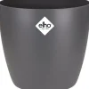 Clearance Elho Blumentopf Brussels rund D 22,3 cm H 20,5 cm anthrazit Blumentöpfe|Blumentöpfe & Pflanzgefäße
