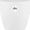 Discount Elho Blumentopf Brussels rund D 20,3 cm H 18,6 cm weiß Blumentöpfe & Pflanzgefäße|Blumentöpfe