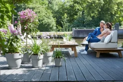 Sale Elho Blumentopf Vibia Campana grau D 25 H 21 cm Blumentöpfe|Blumentöpfe & Pflanzgefäße