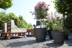 Online Elho Blumentopf Vibia Campana anthrazit D 30 H 25,3 cm Blumentöpfe|Blumentöpfe & Pflanzgefäße