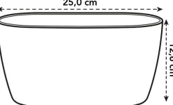 Online Elho Brussels Orchideenschale Duo weiß 25 x 13 x 12,6 cm Blumentöpfe & Pflanzgefäße|Blumentöpfe