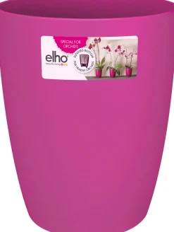 Clearance Elho Brussels Orchideentopf fuchsia D 12,7 H 15,2 cm Blumentöpfe|Blumentöpfe & Pflanzgefäße