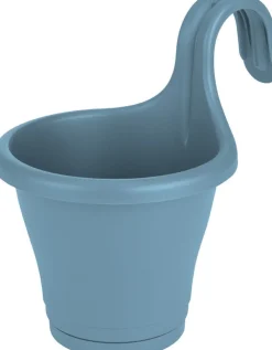 Sale Elho Corsica Balkonkasten blau D 19 H 26 cm Balkonkästen|Blumentöpfe & Pflanzgefäße