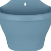 Elho Corsica Wandblumentopf blau 25 x 17 x 19 cm Wand-Blumentöpfe|Blumentöpfe & Pflanzgefäße