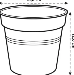 Online Elho green basics Anzuchttopf D 13 H 12 cm schwarz Anzuchttöpfe