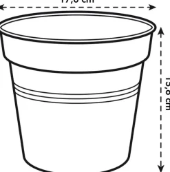 Sale Elho green basics Anzuchttopf D 17 H 15,6 cm schwarz Anzuchttöpfe