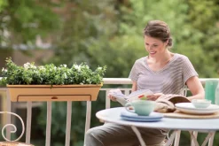 Best Elho green basics Balkonkasten all-in-one 69,2 x 25,7 x 16,7 cm terracotta Balkonkästen|Blumentöpfe & Pflanzgefäße