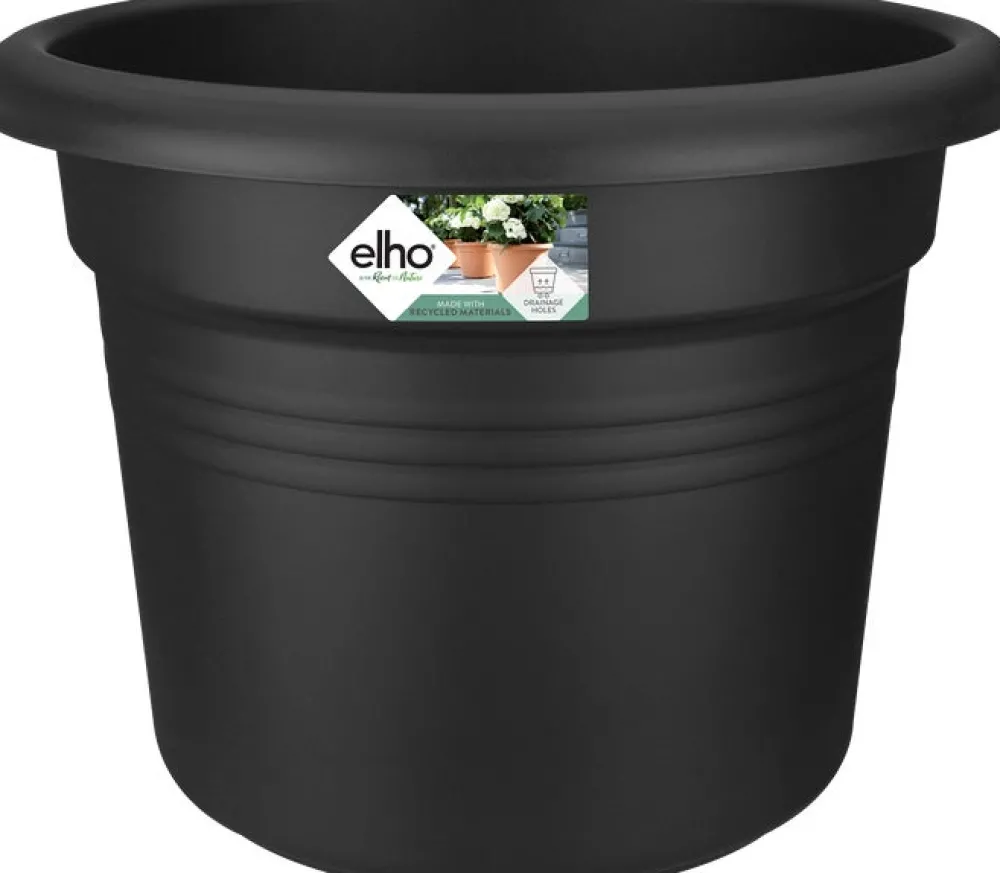 Elho green basics Blumentopf D 35 cm H 26 cm schwarz Blumentöpfe|Blumentöpfe & Pflanzgefäße