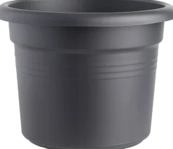 Elho green basics Blumentopf D 25 cm H 18,5 cm schwarz Blumentöpfe|Blumentöpfe & Pflanzgefäße