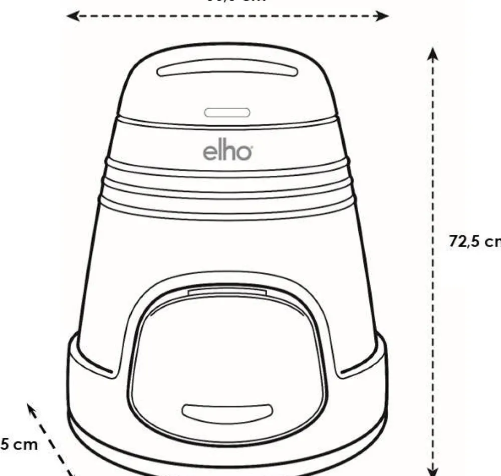 Sale Elho green basics Komposter 200 l Pflanzerde & Substrat|Komposterde