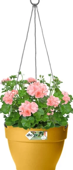 Online Elho Hängetopf Vibia gelb D 26 H 18 cm Blumenampeln & Hängetöpfe|Blumentöpfe & Pflanzgefäße