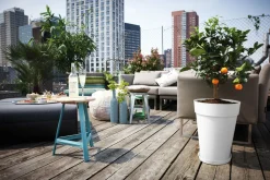 Clearance Elho Loft Urban Blumentopf hoch D 35 H 46 cm weiß Blumentöpfe|Blumentöpfe & Pflanzgefäße