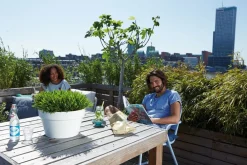 Sale Elho Loft Urban Pflanzschale 35 cm weiß Blumentöpfe & Pflanzgefäße