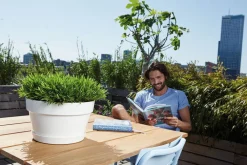 Sale Elho Loft Urban Pflanzschale 35 cm weiß Blumentöpfe & Pflanzgefäße