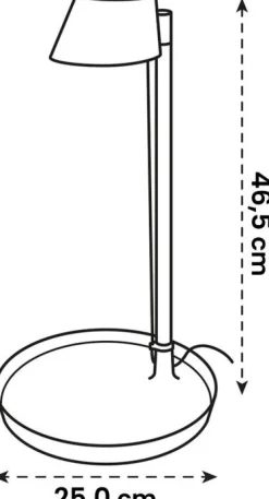 Hot Elho Pflanzenlampe Plant light care grau D 25 H 47 cm Pflanzenlampen