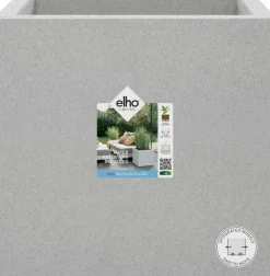 Elho Pflanzkübel Vivo Next 39 x 40 x 38 cm grau Blumentöpfe|Blumentöpfe & Pflanzgefäße