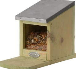 Esschert Design Eichhörnchen Futterhaus naturell 12,2 x 23 x 17,5 cm Futterhäuser & Nistkästen