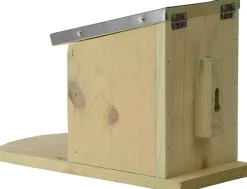 Esschert Design Eichhörnchen Futterhaus naturell 12,2 x 23 x 17,5 cm Futterhäuser & Nistkästen