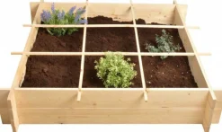 Discount Esschert Design Kastenbeet 100 x 100 x 13,7 cm Hoch- & Frühbeete