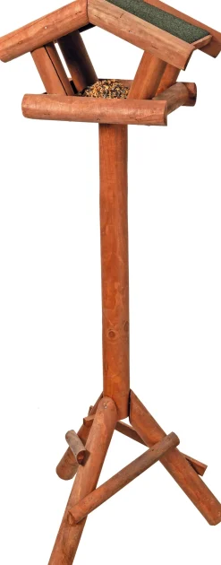 Online Esschert Design Vogelfutterhaus braun 38 x 24 x 119 cm Gartenvögel|Vogelfutterhäuser