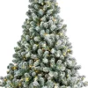 Best Everlands künstlicher Weihnachtsbaum Imperial Pine mit Schnee 260 LEDs warm weiß D 177 H 180 cm Künstliche Weihnachtsbäume