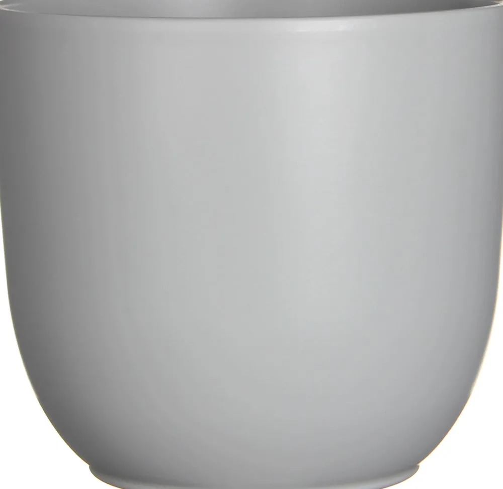 Discount Everydays by Blumentopf D 28 cm H 25 cm matt hellgrau Blumentöpfe|Blumentöpfe & Pflanzgefäße