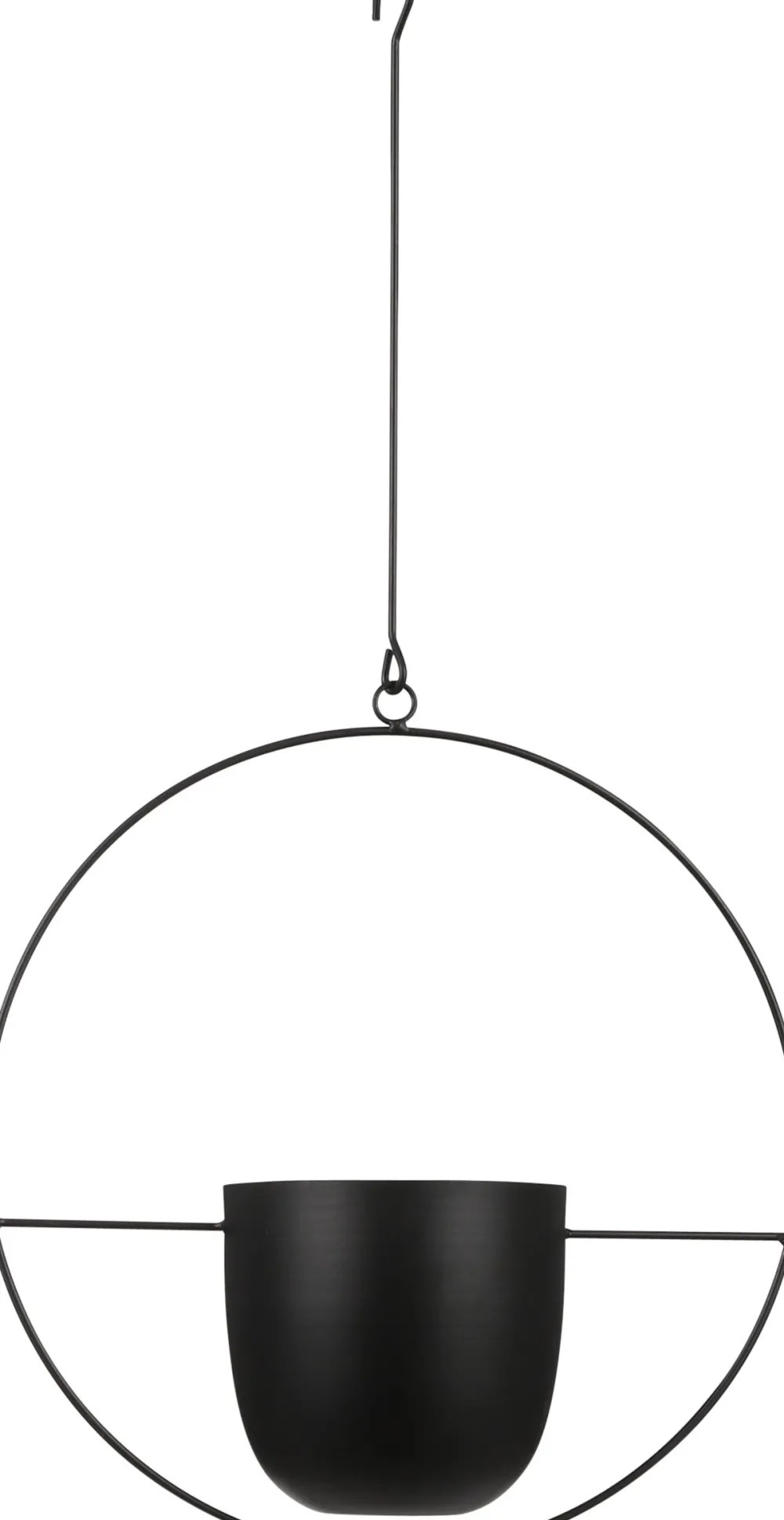 Clearance Everydays by Hängetopf Dexter schwarz 35 x 14 x 65 cm Blumenampeln & Hängetöpfe|Blumentöpfe & Pflanzgefäße