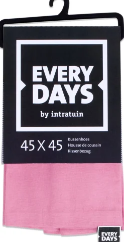 Best Everydays by Kissenbezug Baumwolle rosa 45 x 45 cm Kissen