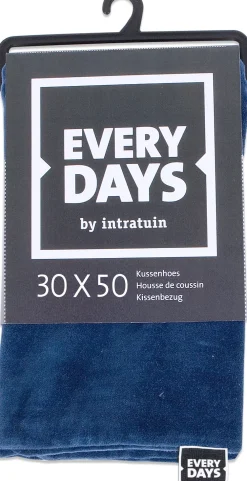 Sale Everydays by Kissenbezug Samt blau 30 x 50 cm Kissen