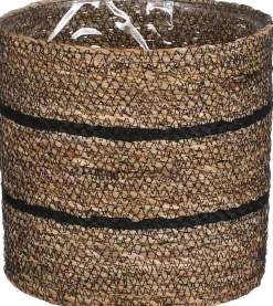 Outlet Everydays by Pflanzkorb Celestial naturell / schwarz D 16 H 16 cm Pflanzkörbe|Pflanzkörbe