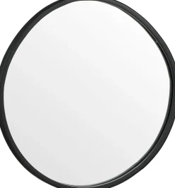 Outlet Everydays by Spiegel Melissa zwart D 38 H 2 cm Spiegel