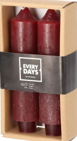 Clearance Everydays by Stabkerzen Rustic braun 16 Std. 2 St. Stabkerzen