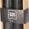 Discount Everydays by Stabkerzen Rustic schwarz 16 Std. 2 St. Stabkerzen