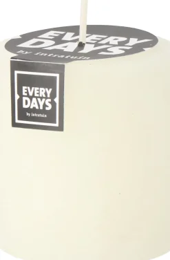 New Everydays by Stumpenkerze Rustic elfenbein 45 Std. D 7 H 8 cm Stumpenkerzen
