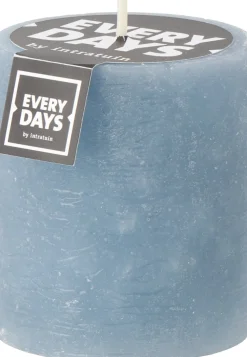 Everydays by Stumpenkerze Rustic jeansblau 45 Std. D 7 H 8 cm Stumpenkerzen