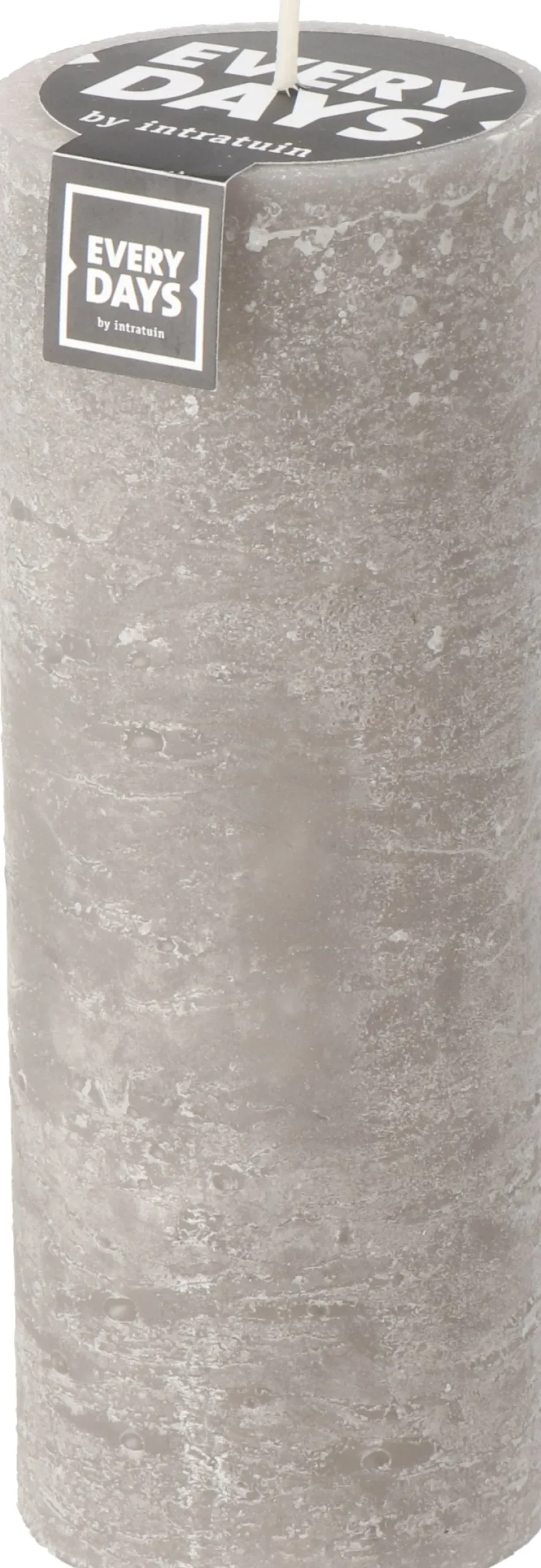 Clearance Everydays by Stumpenkerze Rustic hellgrau 100 Std. D 7 H 19 cm Stumpenkerzen