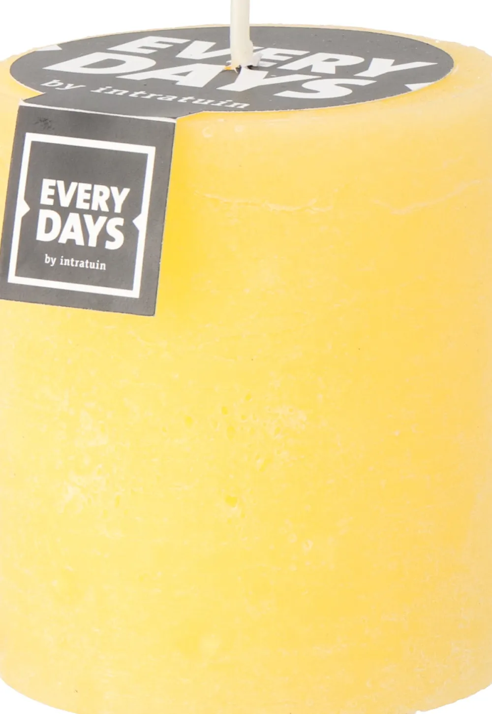 Best Everydays by Stumpenkerze Rustic gelb 45 Std. D 7 H 8 cm Stumpenkerzen