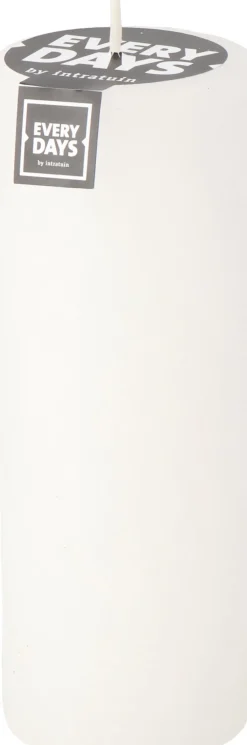 Hot Everydays by Stumpenkerze Rustic weiß 100 Std. D 7 H 19 cm Stumpenkerzen