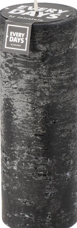 Sale Everydays by Stumpenkerze Rustic schwarz 100 Std. D 7 H 19 cm Stumpenkerzen