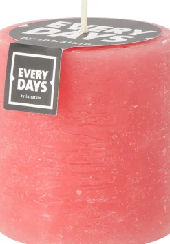 New Everydays by Stumpenkerze Rustic koralle 45 Std. D 7 H 8 cm Stumpenkerzen
