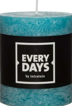 Hot Everydays by Stumpenkerze Rustic  türkis D 7 H 8 cm Stumpenkerzen