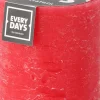 Outlet Everydays by Stumpenkerze Rustic rot 45 Std. D 7 H 8 cm Stumpenkerzen