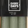 New Everydays by Stabkerzen Rustic hellgrün 10 Std. 6 St. Stabkerzen